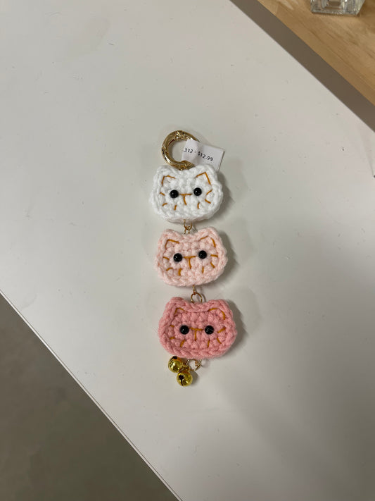 3 Mini Cats with Bells
