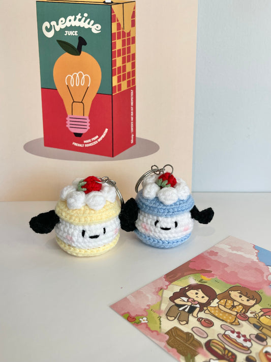 Pochacco cake keychains